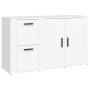 Weißes Sperrholz-Sideboard 100x33x59,5 cm von vidaXL, Sideboards - Ref: Foro24-820996, Preis: 97,37 €, Rabatt: %