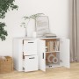 White plywood sideboard 100x33x59.5 cm by vidaXL, Sideboards - Ref: Foro24-820996, Price: 97,37 €, Discount: %