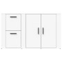 Weißes Sperrholz-Sideboard 100x33x59,5 cm von vidaXL, Sideboards - Ref: Foro24-820996, Preis: 97,37 €, Rabatt: %