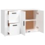 White plywood sideboard 100x33x59.5 cm by vidaXL, Sideboards - Ref: Foro24-820996, Price: 97,37 €, Discount: %