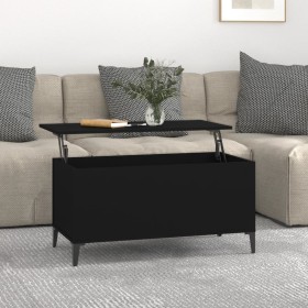 Black plywood coffee table 90x44.5x45 cm by vidaXL, Coffee table - Ref: Foro24-819589, Price: 70,49 €, Discount: %