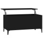 Mesa de centro madera contrachapada negro 90x44,5x45 cm de vidaXL, Mesas de centro - Ref: Foro24-819589, Precio: 70,99 €, Des...