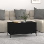 Couchtisch aus schwarzem Sperrholz, 90 x 44,5 x 45 cm von vidaXL, Couchtisch - Ref: Foro24-819589, Preis: 70,49 €, Rabatt: %