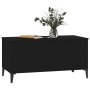 Mesa de centro madera contrachapada negro 90x44,5x45 cm de vidaXL, Mesas de centro - Ref: Foro24-819589, Precio: 70,99 €, Des...