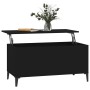 Black plywood coffee table 90x44.5x45 cm by vidaXL, Coffee table - Ref: Foro24-819589, Price: 70,49 €, Discount: %