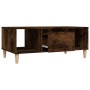 Smoked oak plywood coffee table 90x50x36.5 cm by vidaXL, Coffee table - Ref: Foro24-821065, Price: 46,79 €, Discount: %