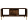 Smoked oak plywood coffee table 90x50x36.5 cm by vidaXL, Coffee table - Ref: Foro24-821065, Price: 46,79 €, Discount: %