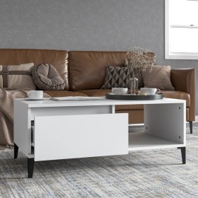 White plywood coffee table 90x50x36.5 cm by vidaXL, Coffee table - Ref: Foro24-821052, Price: 48,35 €, Discount: %