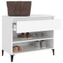 White plywood shoe cabinet 70x36x60 cm by vidaXL, Shoe racks and shoe organizers - Ref: Foro24-819764, Price: 66,99 €, Discou...