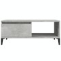 Concrete gray plywood coffee table 90x50x36.5 cm by vidaXL, Coffee table - Ref: Foro24-821056, Price: 68,20 €, Discount: %