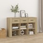 Oak Sonoma plywood sideboard 100x30x59.5 cm by vidaXL, Sideboards - Ref: Foro24-821007, Price: 101,99 €, Discount: %