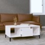 Couchtisch aus Sperrholz glänzend weiß 90x50x36,5 cm von vidaXL, Couchtisch - Ref: Foro24-821070, Preis: 50,15 €, Rabatt: %