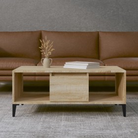 Sonoma oak plywood coffee table 90x50x36.5 cm by vidaXL, Coffee table - Ref: Foro24-821071, Price: 49,20 €, Discount: %