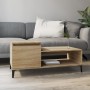 Oak Sonoma plywood coffee table 100x50x45 cm by vidaXL, Coffee table - Ref: Foro24-821135, Price: 47,08 €, Discount: %