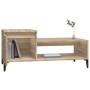 Oak Sonoma plywood coffee table 100x50x45 cm by vidaXL, Coffee table - Ref: Foro24-821135, Price: 47,08 €, Discount: %