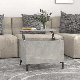 Betongrauer Couchtisch aus Sperrholz, 60 x 44,5 x 45 cm von vidaXL, Couchtisch - Ref: Foro24-819576, Preis: 64,76 €, Rabatt: %