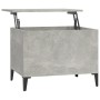 Mesa de centro madera contrachapada gris hormigón 60x44,5x45 cm de vidaXL, Mesas de centro - Ref: Foro24-819576, Precio: 66,7...