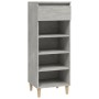 Mueble zapatero madera contrachapada gris hormigón 40x36x105 cm de vidaXL, Zapateros y organizadores de calzado - Ref: Foro24...