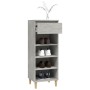 Mueble zapatero madera contrachapada gris hormigón 40x36x105 cm de vidaXL, Zapateros y organizadores de calzado - Ref: Foro24...