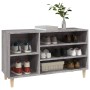 Mueble zapatero madera contrachapada gris Sonoma 102x36x60 cm de vidaXL, Zapateros y organizadores de calzado - Ref: Foro24-8...