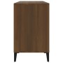 Mueble zapatero madera contrachapada roble marrón 102x36x60 cm de vidaXL, Zapateros y organizadores de calzado - Ref: Foro24-...