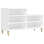 Mueble zapatero madera contrachapada blanco 102x36x60 cm de vidaXL, Zapateros y organizadores de calzado - Ref: Foro24-819724...