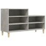 Mueble zapatero madera contrachapada gris hormigón 102x36x60 cm de vidaXL, Zapateros y organizadores de calzado - Ref: Foro24...