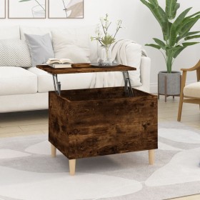 Smoked oak plywood coffee table 60x44.5x45 cm by vidaXL, Coffee table - Ref: Foro24-819569, Price: 61,99 €, Discount: %