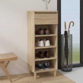 Sonoma oak plywood shoe rack furniture 40x36x105 cm by vidaXL, Shoe racks and shoe organizers - Ref: Foro24-819775, Price: 64...