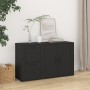 Aparador de madera contrachapada negro 100x33x59,5 cm de vidaXL, Aparadores - Ref: Foro24-820997, Precio: 101,99 €, Descuento: %