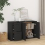 Black plywood sideboard 100x33x59.5 cm by vidaXL, Sideboards - Ref: Foro24-820997, Price: 102,68 €, Discount: %