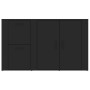 Aparador de madera contrachapada negro 100x33x59,5 cm de vidaXL, Aparadores - Ref: Foro24-820997, Precio: 101,99 €, Descuento: %