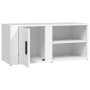 Mueble para TV madera contrachapada blanco 80x31,5x36 cm de vidaXL, Muebles TV - Ref: Foro24-819436, Precio: 45,02 €, Descuen...