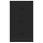 Aparador de madera contrachapada negro 40x33x70 cm de vidaXL, Aparadores - Ref: Foro24-819421, Precio: 65,57 €, Descuento: %