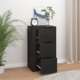 Black plywood sideboard 40x33x70 cm by vidaXL, Sideboards - Ref: Foro24-819421, Price: 65,57 €, Discount: %