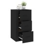 Aparador de madera contrachapada negro 40x33x70 cm de vidaXL, Aparadores - Ref: Foro24-819421, Precio: 65,57 €, Descuento: %