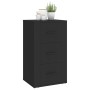 Aparador de madera contrachapada negro 40x33x70 cm de vidaXL, Aparadores - Ref: Foro24-819421, Precio: 65,57 €, Descuento: %