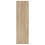 Aparador madera contrachapada color roble Sonoma 80x30x106 cm de vidaXL, Aparadores - Ref: Foro24-819495, Precio: 64,99 €, De...