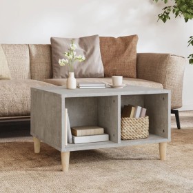 Plywood gray concrete coffee table 60x50x36.5 cm by vidaXL, Coffee table - Ref: Foro24-821032, Price: 31,64 €, Discount: %