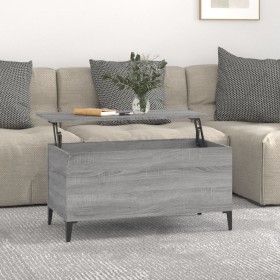 Mesa de centro madera contrachapada gris Sonoma 90x44,5x45 cm de vidaXL, Mesas de centro - Ref: Foro24-819594, Precio: 70,49 ...