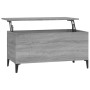 Sonoma gray plywood coffee table 90x44.5x45 cm by vidaXL, Coffee table - Ref: Foro24-819594, Price: 70,49 €, Discount: %