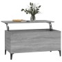 Sonoma gray plywood coffee table 90x44.5x45 cm by vidaXL, Coffee table - Ref: Foro24-819594, Price: 70,49 €, Discount: %