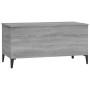 Sonoma gray plywood coffee table 90x44.5x45 cm by vidaXL, Coffee table - Ref: Foro24-819594, Price: 70,49 €, Discount: %