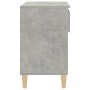 Mueble zapatero madera contrachapada gris hormigón 70x36x60 cm de vidaXL, Zapateros y organizadores de calzado - Ref: Foro24-...