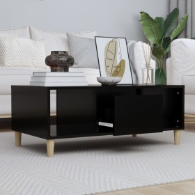 Black plywood coffee table 90x50x36.5 cm by vidaXL, Coffee table - Ref: Foro24-821061, Price: 47,87 €, Discount: %