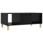 Mesa de centro madera contrachapada negro 90x50x36,5 cm de vidaXL, Mesas de centro - Ref: Foro24-821061, Precio: 47,87 €, Des...