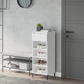 White plywood shoe cabinet 40x36x105 cm by vidaXL, Shoe racks and shoe organizers - Ref: Foro24-819780, Price: 62,99 €, Disco...