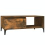 Smoked oak plywood coffee table 90x50x36.5 cm by vidaXL, Coffee table - Ref: Foro24-821057, Price: 46,00 €, Discount: %