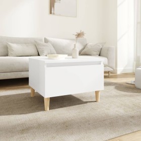 White plywood side table 50x46x35 cm by vidaXL, Side tables - Ref: Foro24-819500, Price: 34,81 €, Discount: %