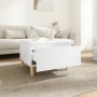 Mesa auxiliar de madera contrachapada blanco 50x46x35 cm de vidaXL, Mesas auxiliares - Ref: Foro24-819500, Precio: 34,99 €, D...